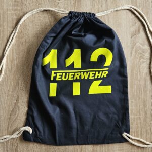 Turnbeutel Feuerwehr Baumwolle