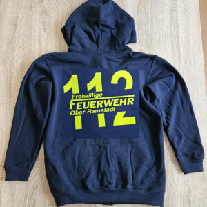 Feuerwehr Softshelljacke, Design: 112, aus 100% recyceltem Polyester
