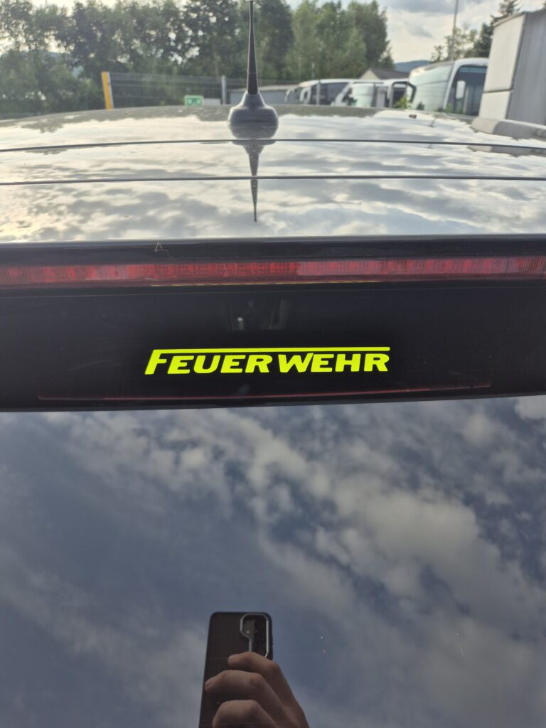 Feuerwehr Aufkleber für Auto 30 cm Lang