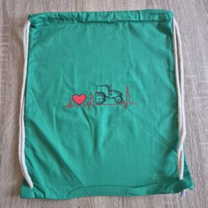 Turnbeutel Herzschlag Traktor "Motiv"